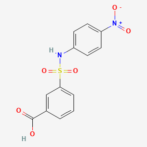 3-[(4-nitrophenyl)sulfamoyl]benzoic Acid