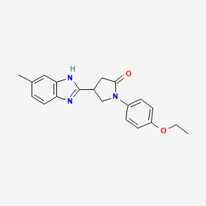 1-(4-ethoxyphenyl)-4-(5-methyl-1H-benzimidazol-2-yl)pyrrolidin-2-one