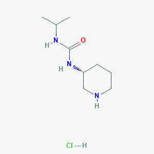 molecular formula C9H20ClN3O B3014809 (R)-1-(哌啶-3-基)-3-(丙-2-基)脲盐酸盐 CAS No. 1349700-04-4