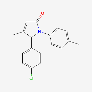 5-(4-chlorophenyl)-4-methyl-1-(p-tolyl)-1H-pyrrol-2(5H)-one