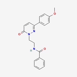 N-(2-(3-(4-methoxyphenyl)-6-oxopyridazin-1(6H)-yl)ethyl)benzamide