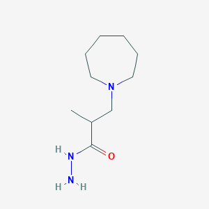 3-(Azepan-1-yl)-2-methylpropanehydrazide