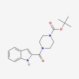 Tert-butyl 4-(1H-indole-2-carbonyl)piperazine-1-carboxylate