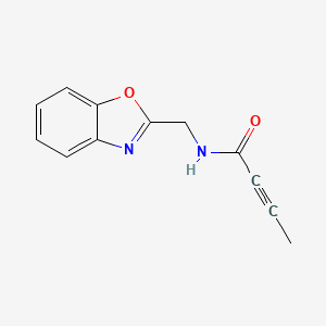 N-(1,3-Benzoxazol-2-ylmethyl)but-2-ynamide