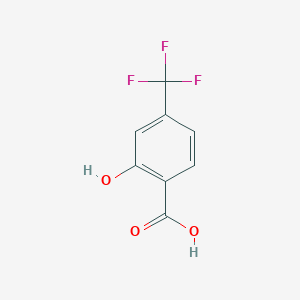 molecular formula C8H5F3O3 B030149 4-Trifluoromethylsalicylic acid CAS No. 328-90-5