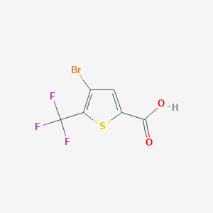 4-Bromo-5-(trifluoromethyl)thiophene-2-carboxylic acid