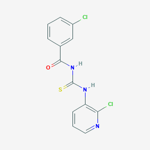 molecular formula C13H9Cl2N3OS B3014910 3-氯-N-[(2-氯吡啶-3-基)氨基甲酰基]苯甲酰胺 CAS No. 866014-36-0