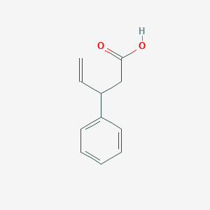 molecular formula C11H12O2 B3014913 3-phenylpent-4-enoic Acid CAS No. 5703-57-1
