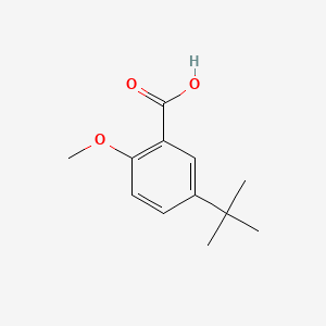 molecular formula C12H16O3 B3014929 5-(叔丁基)-2-甲氧基苯甲酸 CAS No. 73469-54-2