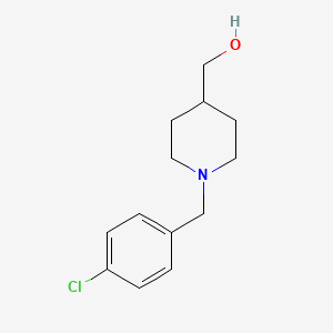 molecular formula C13H18ClNO B3014950 (1-(4-Chlorobenzyl)piperidin-4-yl)methanol CAS No. 1240958-40-0