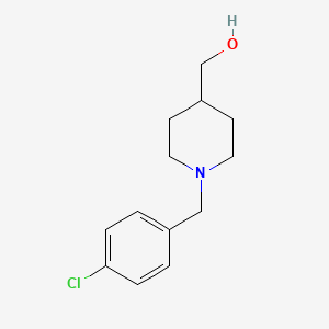 molecular formula C13H18ClNO B3014950 (1-(4-氯苄基)哌啶-4-基)甲醇 CAS No. 1240958-40-0