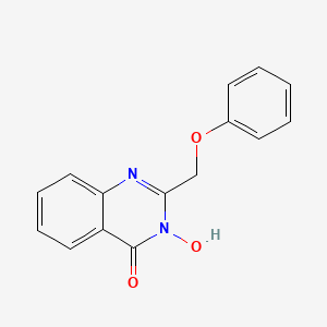 molecular formula C15H12N2O3 B3014967 3-hydroxy-2-(phenoxymethyl)quinazolin-4(3H)-one CAS No. 848743-31-7