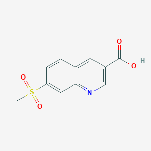 7-(Methylsulfonyl)quinoline-3-carboxylic acid
