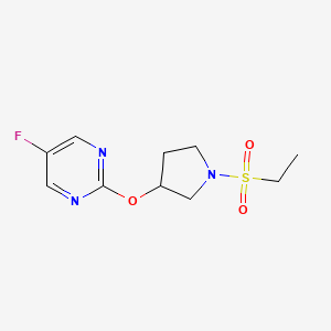 2-((1-(Ethylsulfonyl)pyrrolidin-3-yl)oxy)-5-fluoropyrimidine