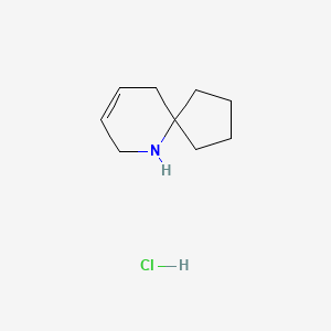 molecular formula C9H16ClN B3015024 6-Azaspiro[4.5]dec-8-ene;hydrochloride CAS No. 2361635-05-2