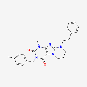 1-methyl-3-(4-methylbenzyl)-9-phenethyl-6,7,8,9-tetrahydropyrimido[2,1-f]purine-2,4(1H,3H)-dione