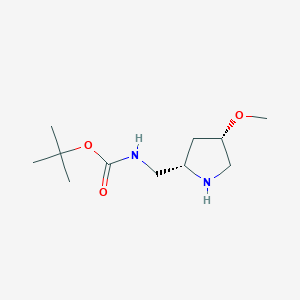 tert-Butyl (((2S,4S)-4-methoxypyrrolidin-2-yl)methyl)carbamate
