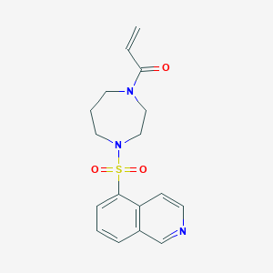 1-[4-(Isoquinoline-5-sulfonyl)-1,4-diazepan-1-yl]prop-2-en-1-one