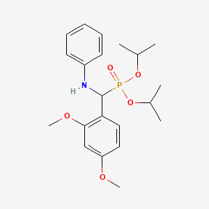 N-[(2,4-dimethoxyphenyl)-di(propan-2-yloxy)phosphorylmethyl]aniline