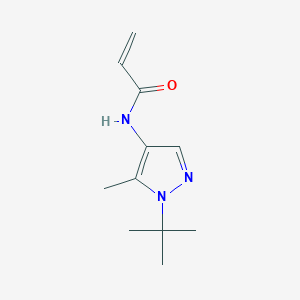 N-(1-Tert-butyl-5-methylpyrazol-4-yl)prop-2-enamide