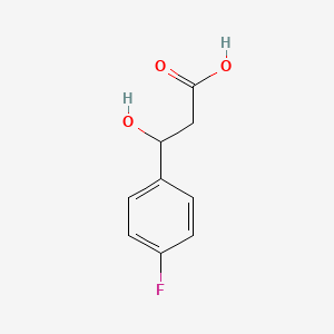 molecular formula C9H9FO3 B3015177 3-(4-Fluorophenyl)-3-hydroxypropanoic acid CAS No. 40620-62-0