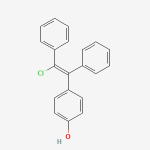 4-[(Z)-2-chloro-1,2-diphenylethenyl]phenol