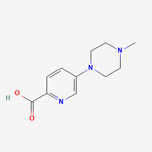 molecular formula C11H15N3O2 B3015206 5-(4-Methylpiperazin-1-yl)picolinic acid CAS No. 892501-96-1