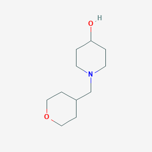 molecular formula C11H21NO2 B3015217 1-[(Oxan-4-yl)methyl]piperidin-4-ol CAS No. 1247134-59-3