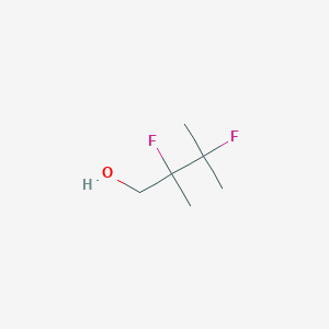 molecular formula C6H12F2O B3015226 2,3-Difluoro-2,3-dimethylbutan-1-ol CAS No. 2309465-68-5