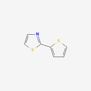 molecular formula C7H5NS2 B3015228 2-(2-Thienyl)thiazole CAS No. 42140-95-4