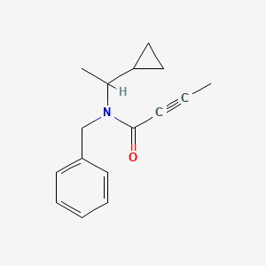 N-Benzyl-N-(1-cyclopropylethyl)but-2-ynamide