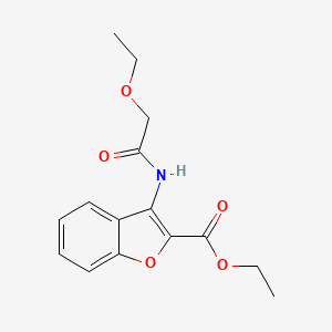 Ethyl 3-(2-ethoxyacetamido)benzofuran-2-carboxylate