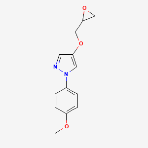 1-(4-Methoxyphenyl)-4-(oxiran-2-ylmethoxy)pyrazole