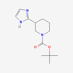 Tert-butyl 3-(1H-imidazol-2-YL)piperidine-1-carboxylate