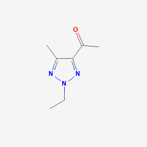 1-(2-ethyl-5-methyl-2H-1,2,3-triazol-4-yl)ethan-1-one