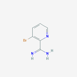 molecular formula C6H6BrN3 B3015253 3-Bromopicolinimidamide CAS No. 739360-43-1