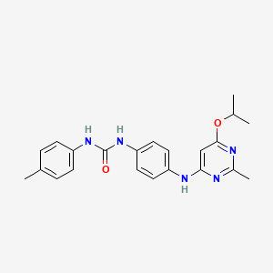 1-(4-((6-Isopropoxy-2-methylpyrimidin-4-yl)amino)phenyl)-3-(p-tolyl)urea