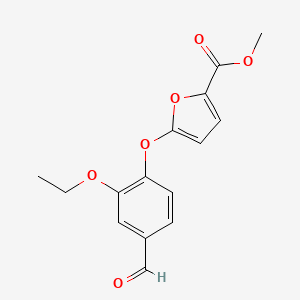 Methyl 5-(2-ethoxy-4-formylphenoxy)furan-2-carboxylate