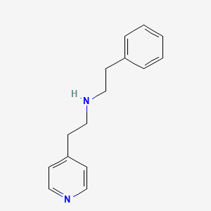 molecular formula C15H18N2 B3015298 (2-苯乙基)[2-(吡啶-4-基)乙基]胺 CAS No. 1183087-72-0