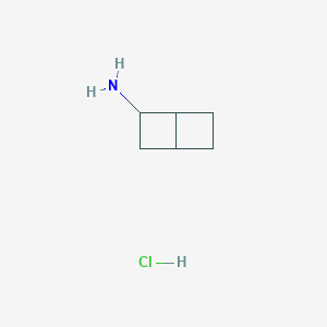 Bicyclo[2.2.0]hexan-2-amine;hydrochloride