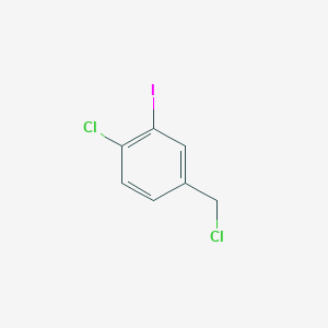 4-Chloro-3-iodobenzyl chloride