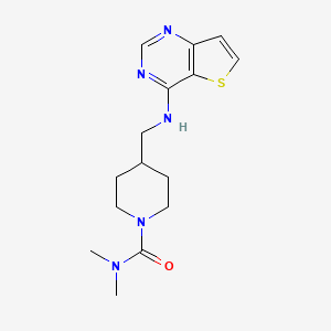 N,N-Dimethyl-4-[(thieno[3,2-d]pyrimidin-4-ylamino)methyl]piperidine-1-carboxamide