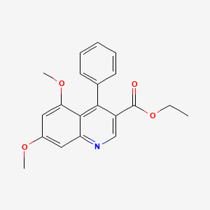 Ethyl 5,7-dimethoxy-4-phenylquinoline-3-carboxylate