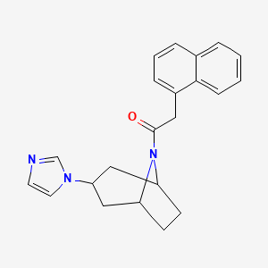 1-((1R,5S)-3-(1H-imidazol-1-yl)-8-azabicyclo[3.2.1]octan-8-yl)-2-(naphthalen-1-yl)ethan-1-one