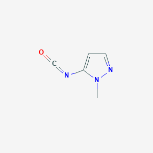 molecular formula C5H5N3O B3015364 5-异氰酸基-1-甲基-1H-吡唑 CAS No. 1538431-18-3
