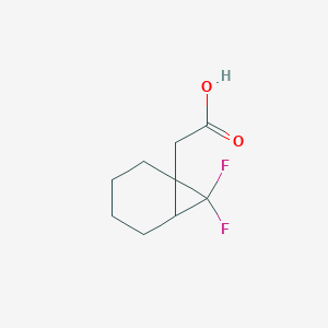 2-{7,7-Difluorobicyclo[4.1.0]heptan-1-yl}acetic acid