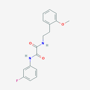 N1-(3-fluorophenyl)-N2-(2-methoxyphenethyl)oxalamide