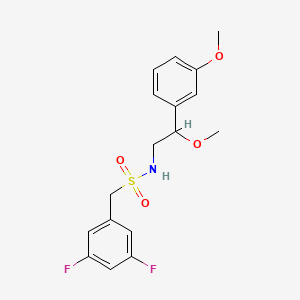 1-(3,5-difluorophenyl)-N-(2-methoxy-2-(3-methoxyphenyl)ethyl)methanesulfonamide