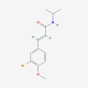 3-(3-bromo-4-methoxyphenyl)-N-isopropylacrylamide