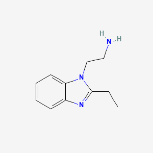 2-(2-ethyl-1H-1,3-benzodiazol-1-yl)ethan-1-amine